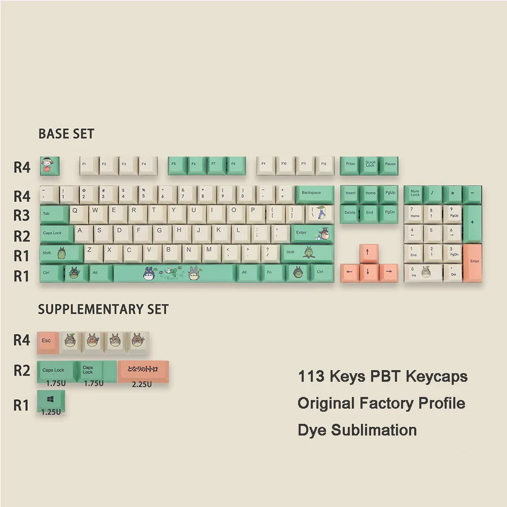 Мультяшные колпачки для клавиш Totoro PBT, сублимационная печать, оригинальный заводской профиль, ретро Механическая клавиатура, дополнительные колпачки для клавиш, 113 колпачков для клавиш
Мультяшные колпачки для клавиш Totoro PBT, сублимационная печать, оригинальный заводской профиль, ретро Механическая клавиатура, дополнительные колпачки для клавиш, 113 колпачков для клавиш