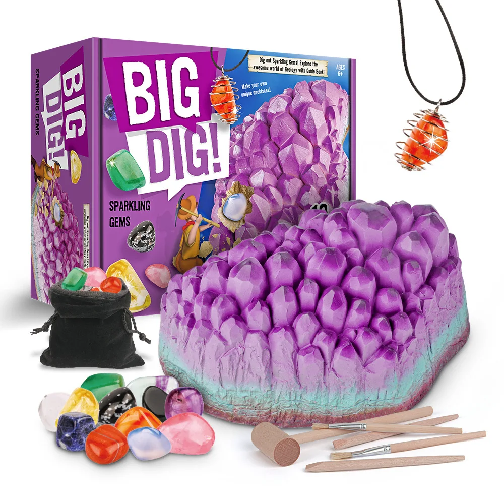 Creative Science Education Toys Archaeological Excavation Gemstone Crystal Simulated Model Children's Toys for Birthday Gifts
Creative Science Education Toys Archaeological Excavation Gemstone Crystal Simulated Model Children's Toys for Birthday Gifts