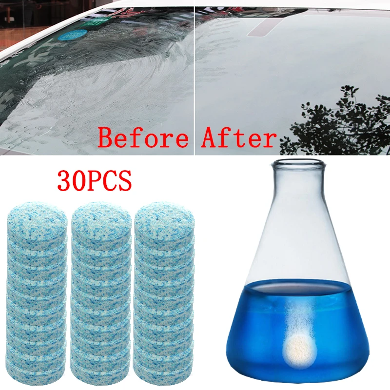 30PCS Car Solid Cleaner Effervescent Tablets Car Window Windshield Glass Cleaning Spray Cleaner Auto Washing Accessories
30PCS Car Solid Cleaner Effervescent Tablets Car Window Windshield Glass Cleaning Spray Cleaner Auto Washing Accessories