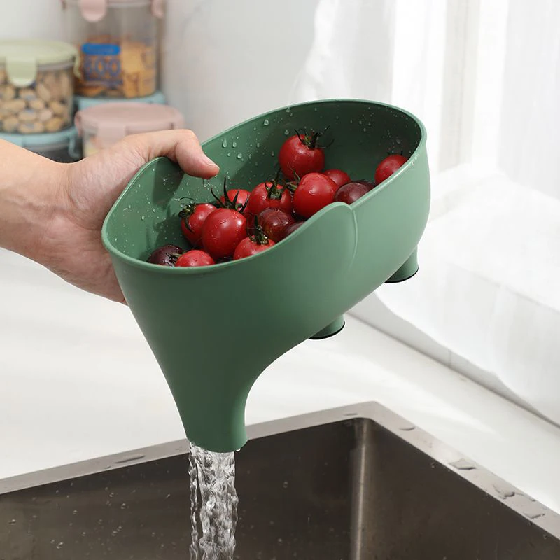 Kitchen Elephant Storage Drain Basket Household Washing Fruit and Vegetable Plastic Useful Cartoon Cleaning Colander Tools
Kitchen Elephant Storage Drain Basket Household Washing Fruit and Vegetable Plastic Useful Cartoon Cleaning Colander Tools