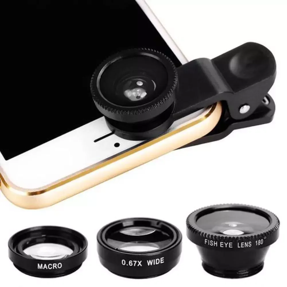 Mobile Phone Lens 3 in 1 Clip on Universal 0.65X Wide Angle Fisheye Macro Lens for Mobile Phone Mobile Phone Accessories 2021
Mobile Phone Lens 3 in 1 Clip on Universal 0.65X Wide Angle Fisheye Macro Lens for Mobile Phone Mobile Phone Accessories 2021