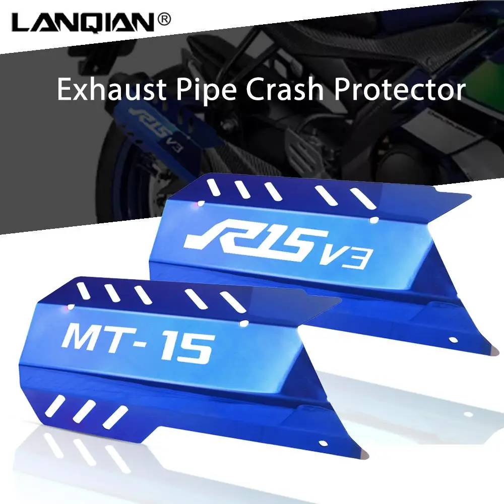 Motorcycle Exhaust Pipe Crash Protector Parts For Yamaha YZF R15 YZFR15 V3 2017 2018 2019 2020 MT15 MT-15 Accessories
Motorcycle Exhaust Pipe Crash Protector Parts For Yamaha YZF R15 YZFR15 V3 2017 2018 2019 2020 MT15 MT-15 Accessories