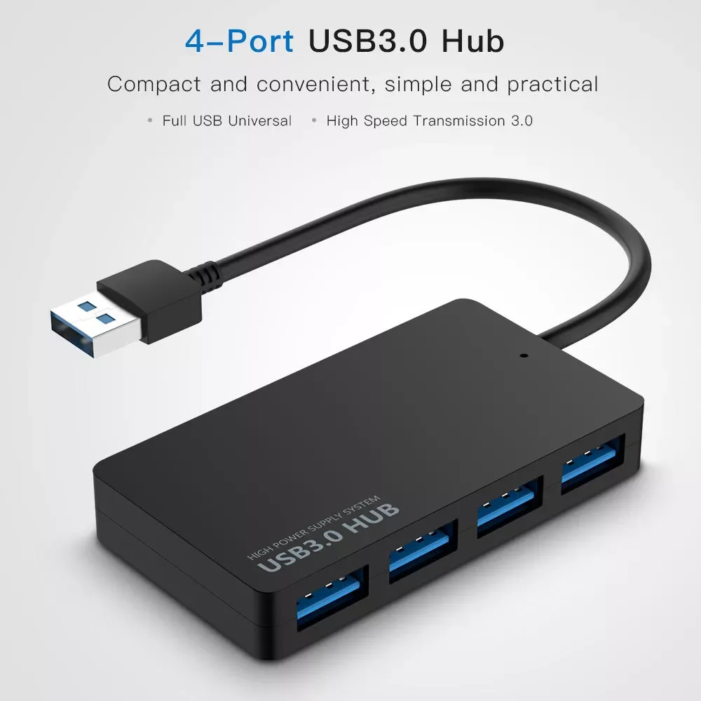 High Speed USB 3 0 hub Mini USB 2.0 4 Port Splitter Hub USB Expander Pc Accessories For Laptop PC MacBook
High Speed USB 3 0 hub Mini USB 2.0 4 Port Splitter Hub USB Expander Pc Accessories For Laptop PC MacBook