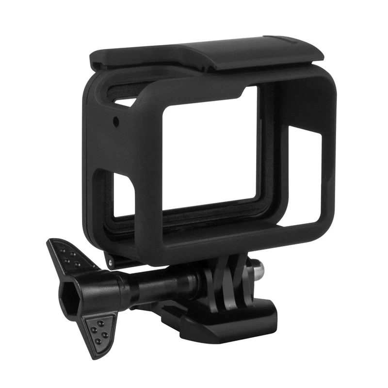 

6X Frame For Gopro Hero (2018) / 6 / 5 Housing Border Protective Shell Case Accessories (Black)