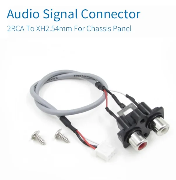 Audio Signal Cable 2 RCA TO XH2.54MM-3PIN Audio Input Socket 30CM Line Length Extended Sound Signal Interface For Panel
Audio Signal Cable 2 RCA TO XH2.54MM-3PIN Audio Input Socket 30CM Line Length Extended Sound Signal Interface For Panel