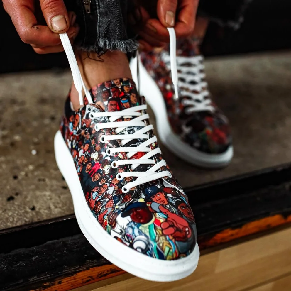 Knack Digital Printing Men 'S Shoes R044 Rap Colorful Seasonal Sports Style Lace-Up Spring Summer 2021 Fashion Orthopedic Casual Base
Knack Digital Printing Men 'S Shoes R044 Rap Colorful Seasonal Sports Style Lace-Up Spring Summer 2021 Fashion Orthopedic Casual Base
