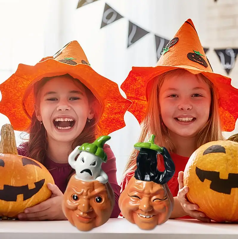 Искусственные тыквы для украшения Хэллоуина, фигурки тыквы с призраком, жнец, экспрессивный 3D декор тыквы из смолы для Хэллоуина
Искусственные тыквы для украшения Хэллоуина, фигурки тыквы с призраком, жнец, экспрессивный 3D декор тыквы из смолы для Хэллоуина