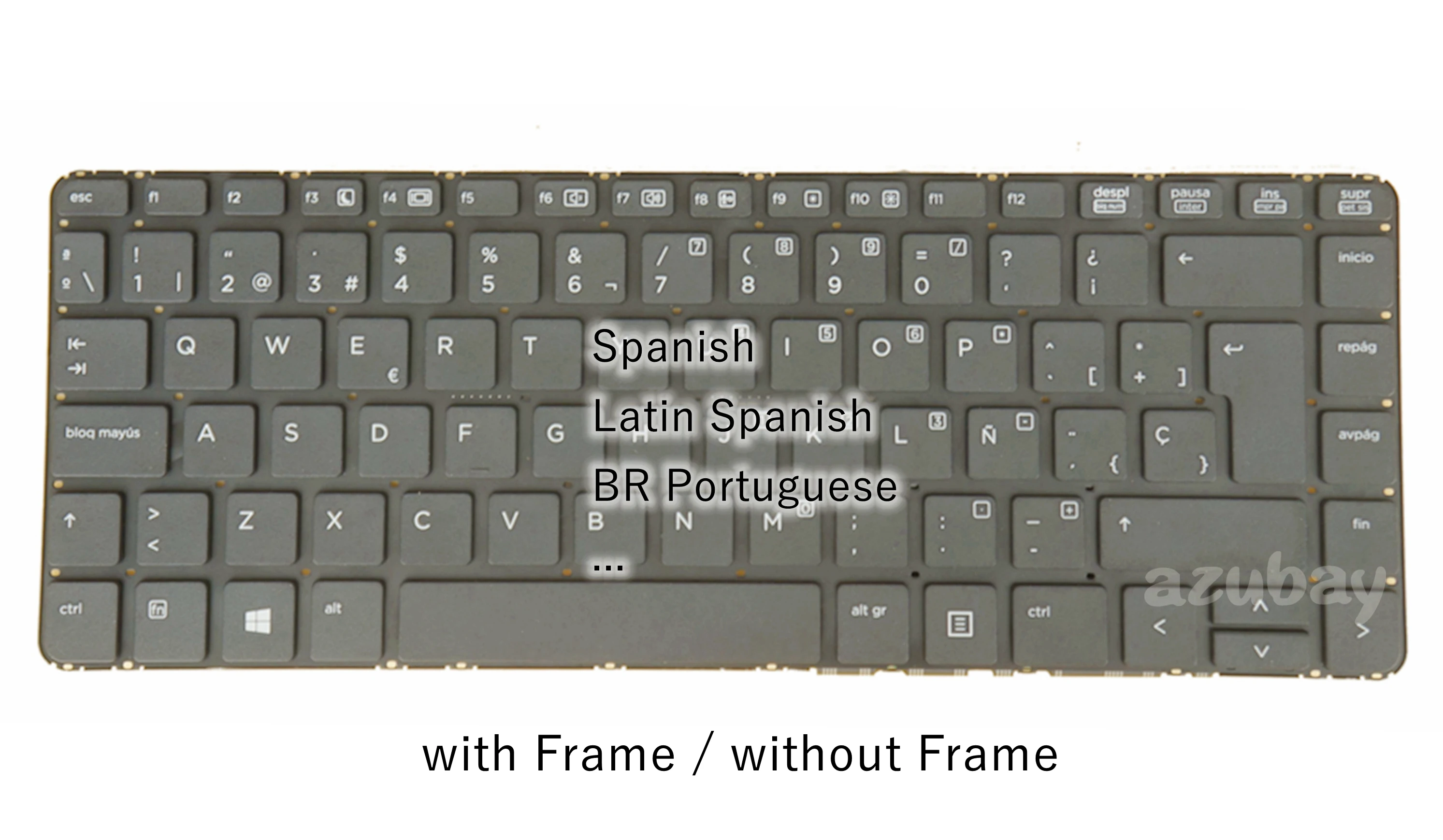 

LA Spanish BR Portuguese Keyboard for HP Probook 440 G0 G1 G2, 445 G2, 430 G2, NSK-CP0SW, 767470- 721520- 734835- 071 -161 -201