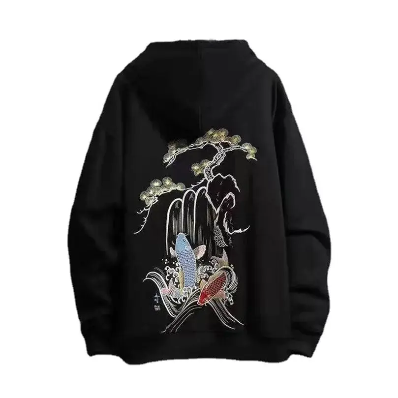 All-match heavy industry embroidery couple hooded sweater men and women spring and autumn loose trend Chinese style embroidery
All-match heavy industry embroidery couple hooded sweater men and women spring and autumn loose trend Chinese style embroidery