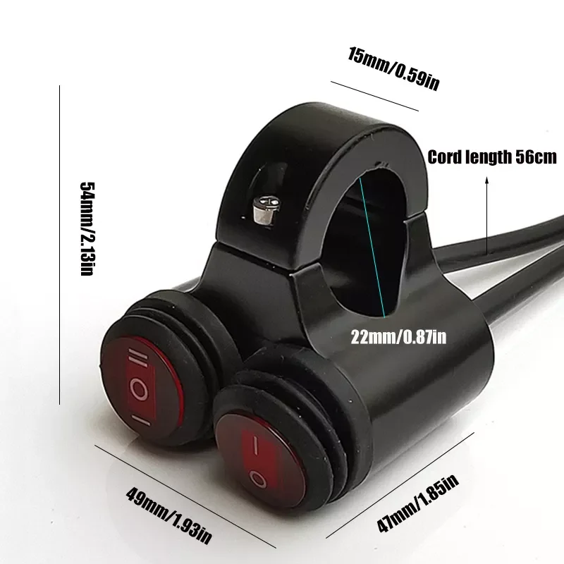 Motorcycle Accessories7/8'' 22mm Motorcycle Aluminum Alloy Handlebar Switches Waterproof 2 Files + 3 Files Headlight Fog Spot Li
Motorcycle Accessories7/8'' 22mm Motorcycle Aluminum Alloy Handlebar Switches Waterproof 2 Files + 3 Files Headlight Fog Spot Li