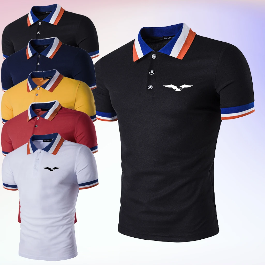 Summer Polo Shirt Short Sleeve Men's T-shirt Business Casual Loose Simple Style Top
Summer Polo Shirt Short Sleeve Men's T-shirt Business Casual Loose Simple Style Top