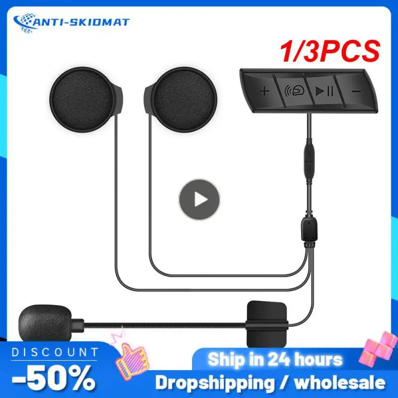 1/3PCS Motorcycle Helmet Headset Bluetooth Speaker Wireless Earphone Microphone Kit Stereo FM MP3 Player Waterproof Smart
1/3PCS Motorcycle Helmet Headset Bluetooth Speaker Wireless Earphone Microphone Kit Stereo FM MP3 Player Waterproof Smart
