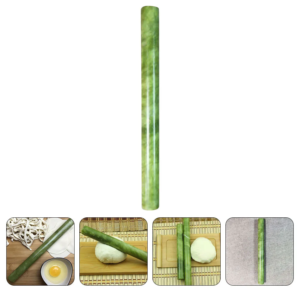 Jade Rolling Pin Large Flour Food Non Stick Pie Home Small French Baking Roller 
Jade Rolling Pin Large Flour Food Non Stick Pie Home Small French Baking Roller