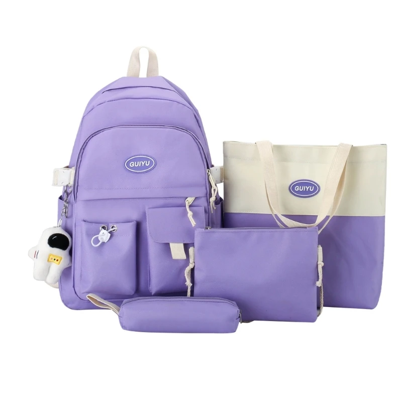 4pcs Cute School Backpack with Shoulder Bag Pencil Case Book Bags for Student Boys Girls Casual Rucksack Travel Daypack
4pcs Cute School Backpack with Shoulder Bag Pencil Case Book Bags for Student Boys Girls Casual Rucksack Travel Daypack