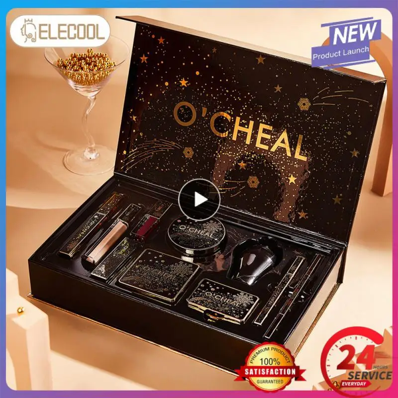 Beauty Set Lipstick Eyeliner Lipstick Concealer Air Cushion BB Cream Eye Shadow Loose Powder Mascara Beginner Makeup Set
Beauty Set Lipstick Eyeliner Lipstick Concealer Air Cushion BB Cream Eye Shadow Loose Powder Mascara Beginner Makeup Set