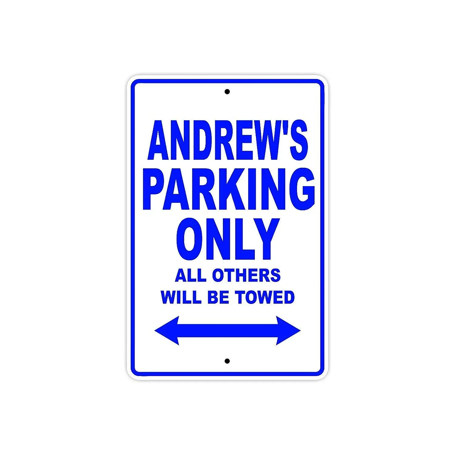 Retro Vintage Bar Metal Sign 12 x 8 Inches Andrew's Parking Only All Others Will Be Towed Heavy Duty Living Fun Chic Drinkin
Retro Vintage Bar Metal Sign 12 x 8 Inches Andrew's Parking Only All Others Will Be Towed Heavy Duty Living Fun Chic Drinkin