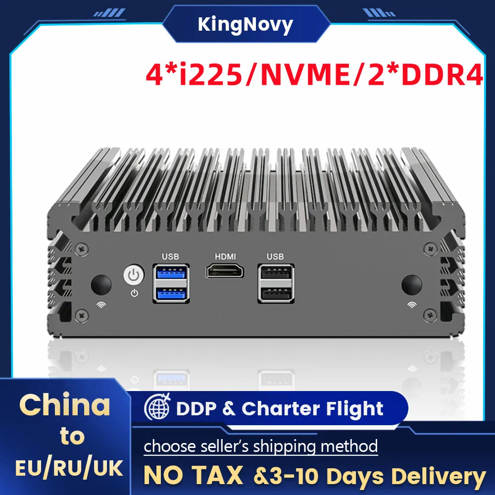 Firewall Appliance Pentium N6005 N5105 Router Quad Core 4*Intel 2.5G Lans Mini PC 2*DDR4 NVMe AES-NI pfSense Network Security
Firewall Appliance Pentium N6005 N5105 Router Quad Core 4*Intel 2.5G Lans Mini PC 2*DDR4 NVMe AES-NI pfSense Network Security