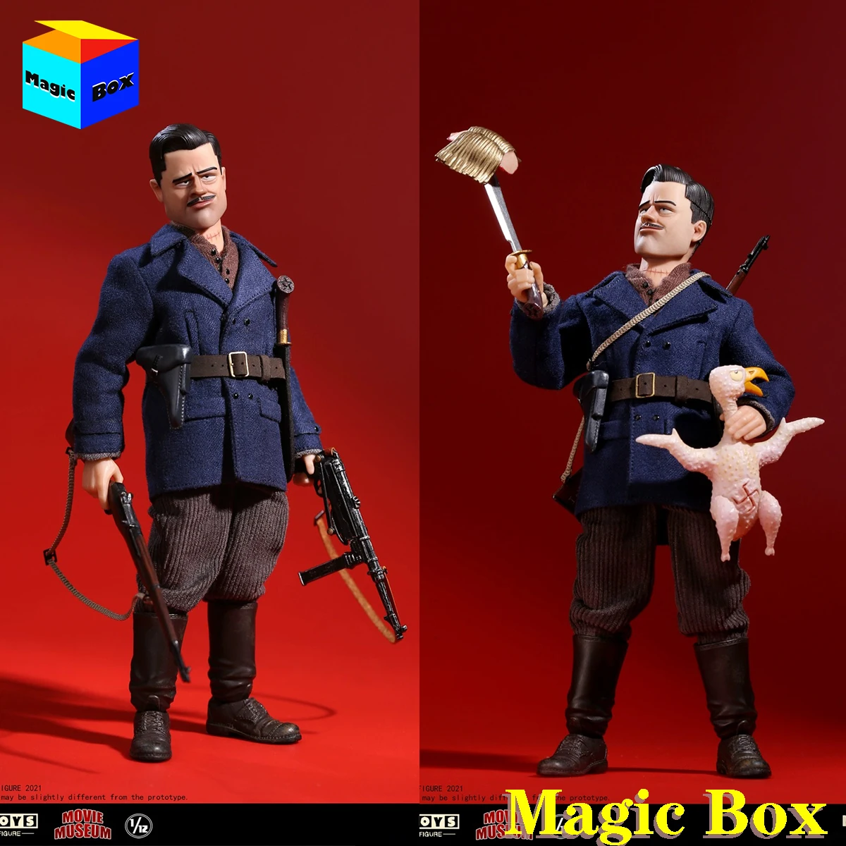 In Stock BOBTOYS FM-04 1/12 Empire Hunter Brad Pitt Movie Museum Full Set Model 6'' Male Soldier Action Figure Movable Doll toys
In Stock BOBTOYS FM-04 1/12 Empire Hunter Brad Pitt Movie Museum Full Set Model 6'' Male Soldier Action Figure Movable Doll toys