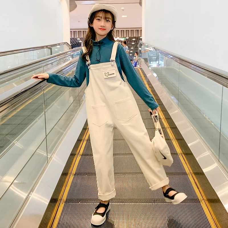 10 12 years Girls Beige Cotton Overalls Spring Fall Fashion Casual Teen Girl Outfits
10 12 years Girls Beige Cotton Overalls Spring Fall Fashion Casual Teen Girl Outfits