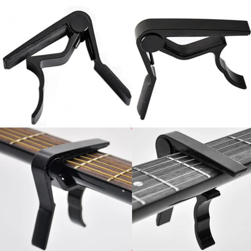 High Quality Aluminium Alloy New Black Quick Change Clamp Key Acoustic Classic Guitar Capo For Tone Adjusting
High Quality Aluminium Alloy New Black Quick Change Clamp Key Acoustic Classic Guitar Capo For Tone Adjusting
