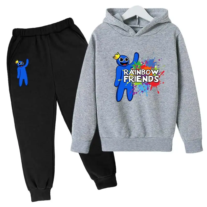 girls hoodies Boys Hoodies game Rainbow-friends- suit Cartoon Print Children's Spring Autumn Winter Long Sleeve pant Sweatshirt
girls hoodies Boys Hoodies game Rainbow-friends- suit Cartoon Print Children's Spring Autumn Winter Long Sleeve pant Sweatshirt