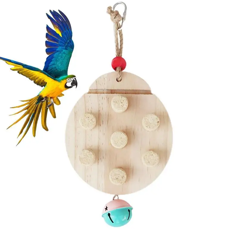 Parrot Toy Wooden Bird Puzzle Toy Hangable Chew Toys Bird Cage Accessories With Bell For Parakeets Conures Budgies Parrots Love
Parrot Toy Wooden Bird Puzzle Toy Hangable Chew Toys Bird Cage Accessories With Bell For Parakeets Conures Budgies Parrots Love