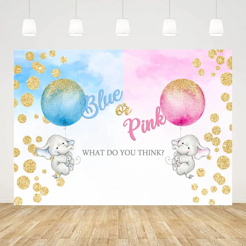 

Mehofond воздушный шар слон пол раскрываемый фон фотозона мальчик девочка день рождения синий или розовый фон фотостудия