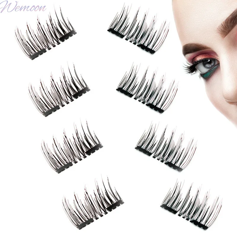 4/8pcs Magnetic Eyelashes with 2 Magnet Half Eye Natural Reusable Glue Free 3d Mink Fake Eyelash Extension Long Lasting Makeup
4/8pcs Magnetic Eyelashes with 2 Magnet Half Eye Natural Reusable Glue Free 3d Mink Fake Eyelash Extension Long Lasting Makeup