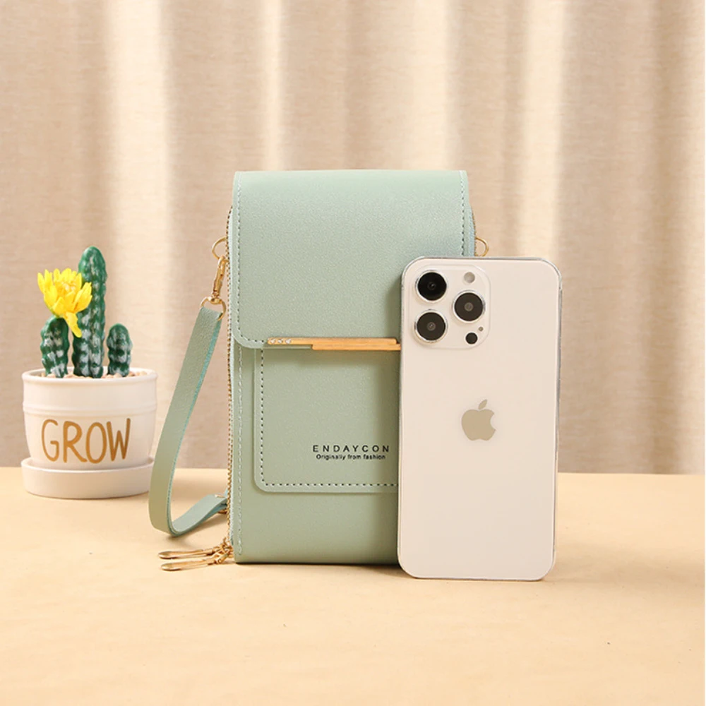 Leather Touch Screen Cell Phone Bag Women Luxury Pouch Wallets Soft Strap Crossbody Purse Vegan Simple Ladies Shoulder Handbags
Leather Touch Screen Cell Phone Bag Women Luxury Pouch Wallets Soft Strap Crossbody Purse Vegan Simple Ladies Shoulder Handbags