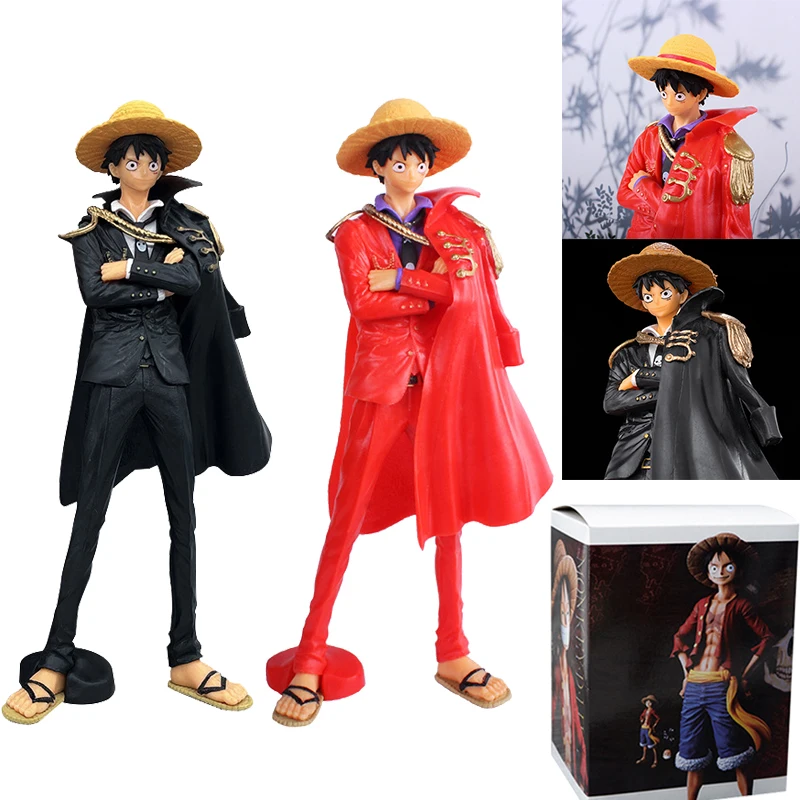 25cm One Piece Figurine Anime Monkey D Luffy 20th Red/Black Cloak Model Gift Decoration PVC Action Figure Collection Toys Gift
25cm One Piece Figurine Anime Monkey D Luffy 20th Red/Black Cloak Model Gift Decoration PVC Action Figure Collection Toys Gift