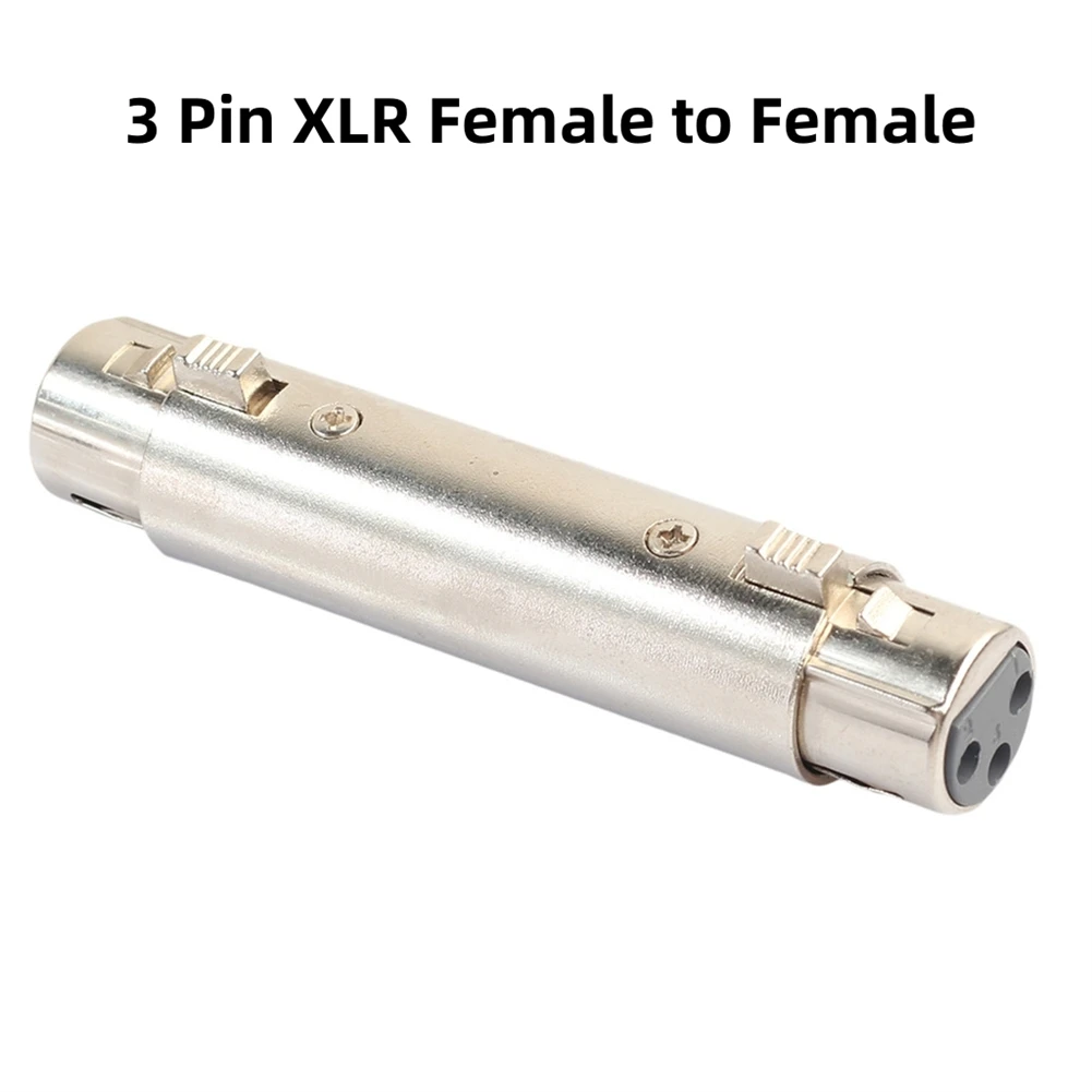 3-Pin XLR Female To Female Audio Connector Microphone Cable Adaptor Coupler Amplifiers Xlr Female To Xlr Female Connectors
3-Pin XLR Female To Female Audio Connector Microphone Cable Adaptor Coupler Amplifiers Xlr Female To Xlr Female Connectors