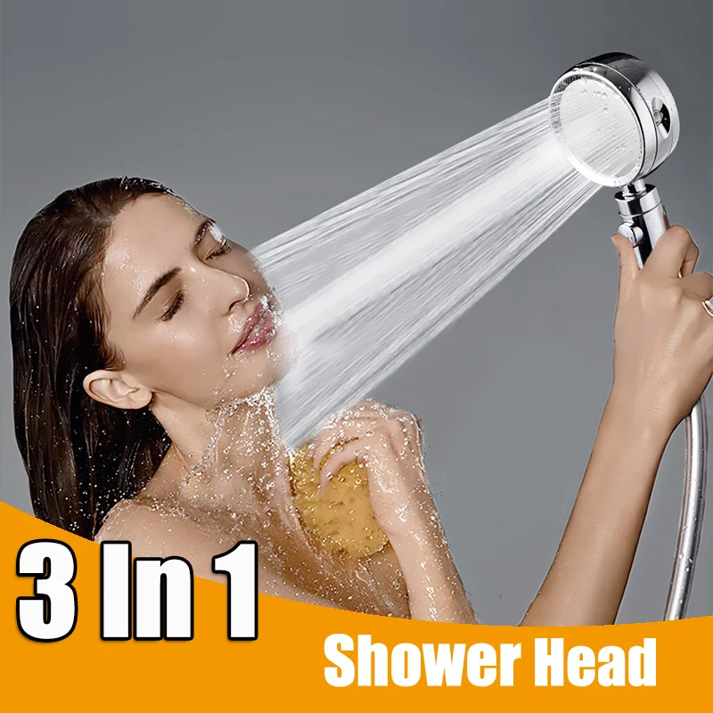 Adjustable 3 In 1 Shower Head Bathroom Faucet Shower Systems Three-speed High Pressure Water Saving Bath Faucet Luxury Sprayer
Adjustable 3 In 1 Shower Head Bathroom Faucet Shower Systems Three-speed High Pressure Water Saving Bath Faucet Luxury Sprayer