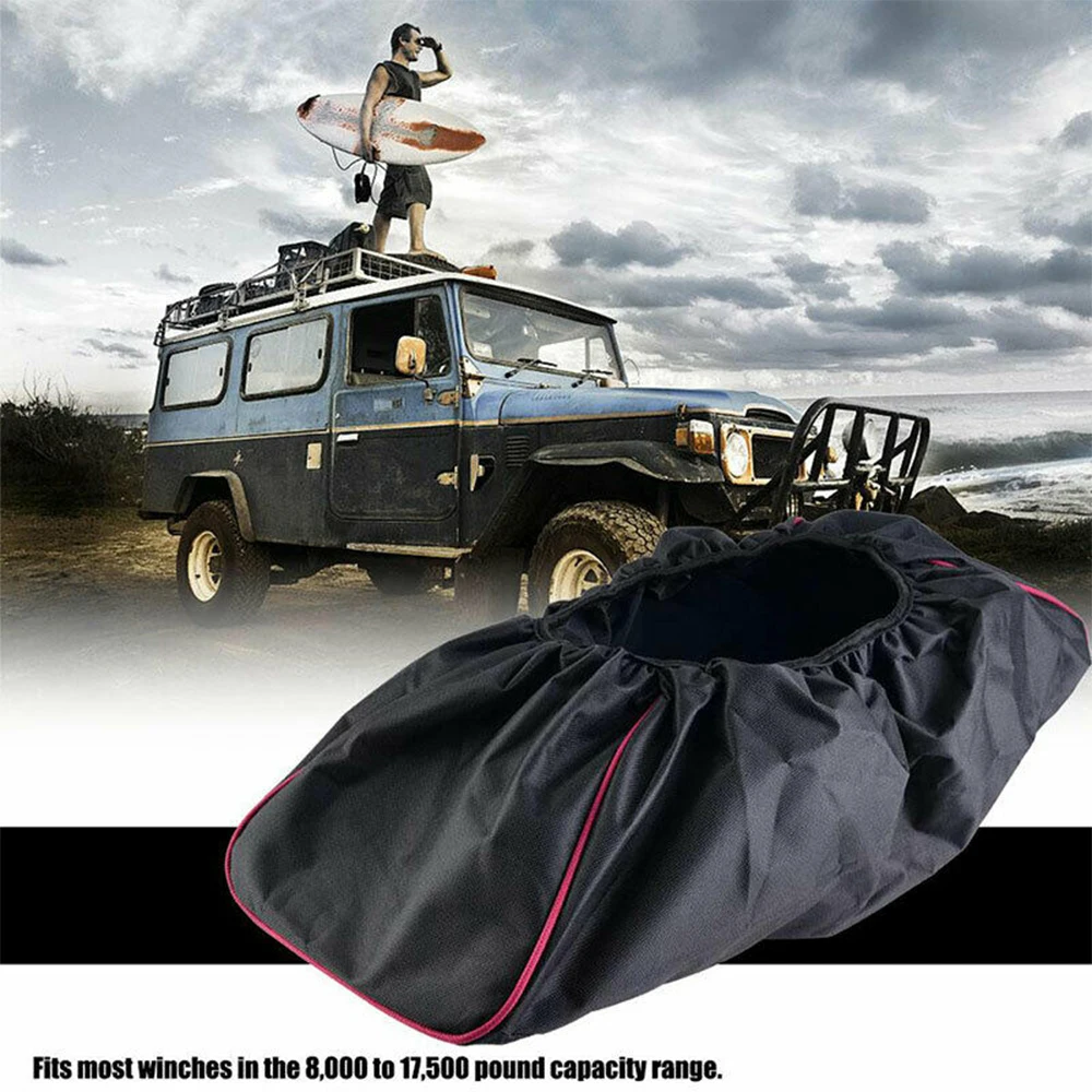 1X Car Winch Capstan Cover For Protective Winch 600D Oxford Cloth Waterproof Anti Dust Black Auto Protective Hood Capstan Cover
1X Car Winch Capstan Cover For Protective Winch 600D Oxford Cloth Waterproof Anti Dust Black Auto Protective Hood Capstan Cover