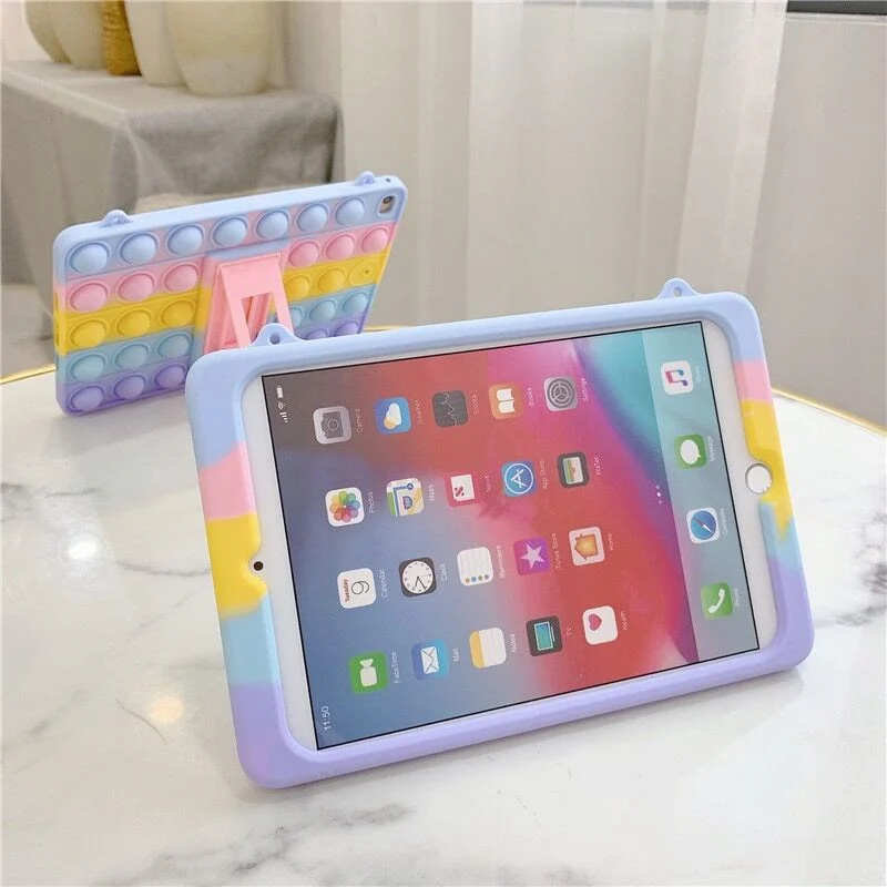 Bubble Fidget Toy Silicone for Cute iPad Case Mini 2 3 4 5 6 Air 9.7 10.2 10.5 10.9 Pro 11 2016 2017 2018 2020 2021 Kids Cover
Bubble Fidget Toy Silicone for Cute iPad Case Mini 2 3 4 5 6 Air 9.7 10.2 10.5 10.9 Pro 11 2016 2017 2018 2020 2021 Kids Cover