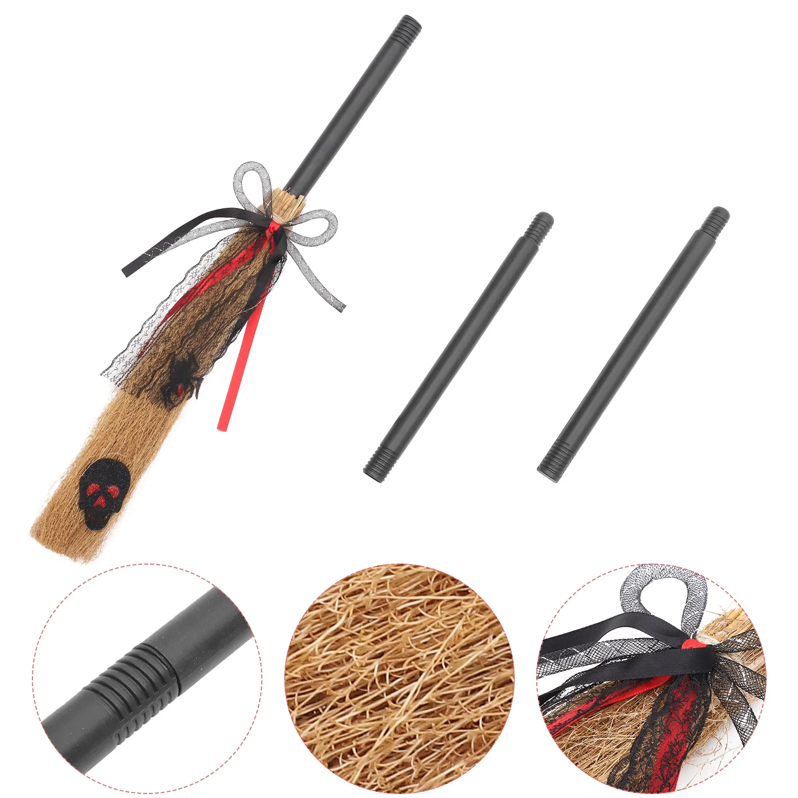 Masquerade Broom Toy Halloween Decorative Prop Vivid Cosplay Party Supply
Masquerade Broom Toy Halloween Decorative Prop Vivid Cosplay Party Supply