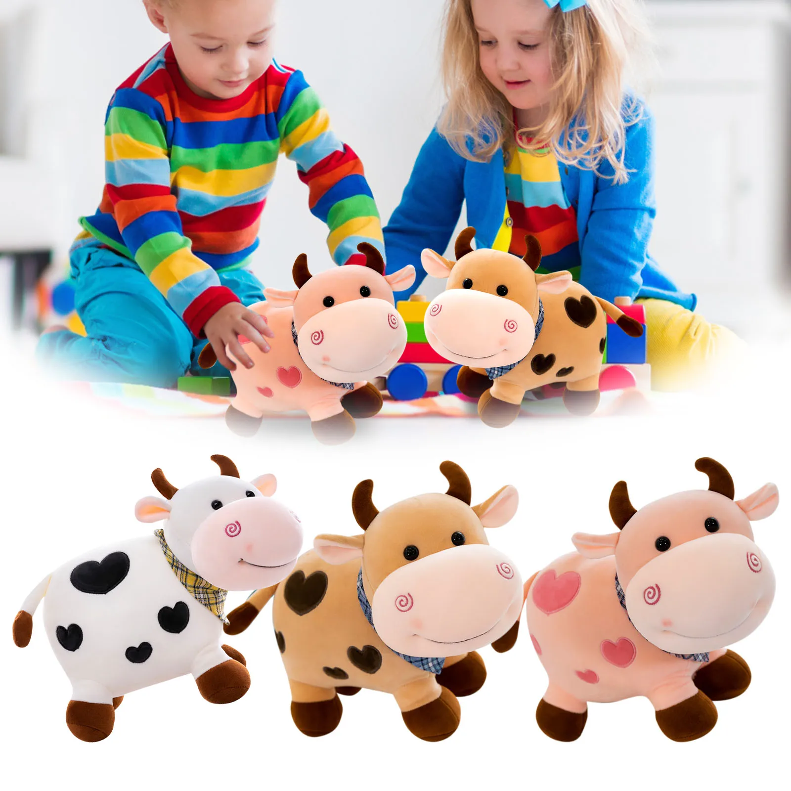 1pc Cow Plush Doll Cow Plush Toy Animal Plush Doll Cow Plush Birthday Gift Home Decoration Plush Animal Cotton Girl Soft
1pc Cow Plush Doll Cow Plush Toy Animal Plush Doll Cow Plush Birthday Gift Home Decoration Plush Animal Cotton Girl Soft