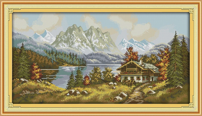 Joy Sunday Pre-printed Cross Stitch Kit Easy Pattern Aida Stamped Fabric Embroidery Set-Landscape People
Joy Sunday Pre-printed Cross Stitch Kit Easy Pattern Aida Stamped Fabric Embroidery Set-Landscape People