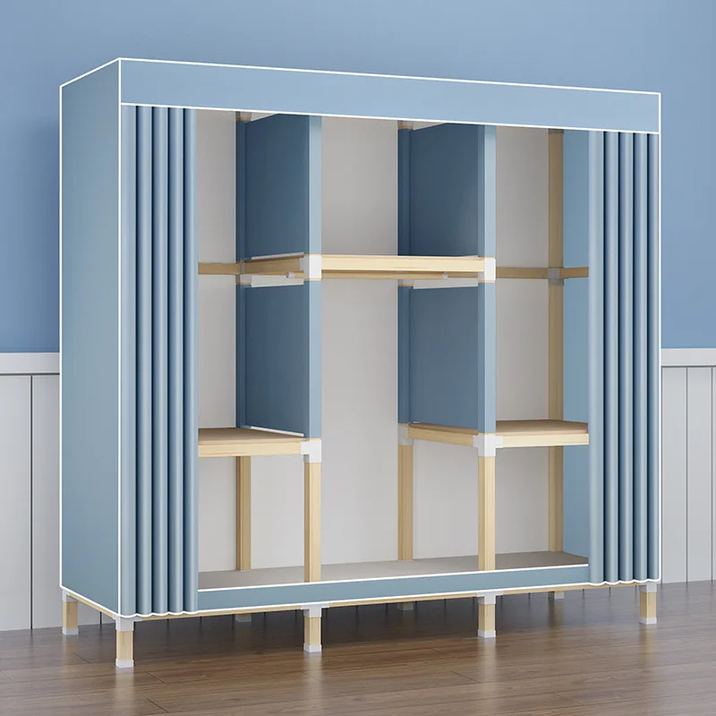 2022 Economical Simple Fabric and Wood Hanging Closet for Bedroom, Sturdy and Durable
2022 Economical Simple Fabric and Wood Hanging Closet for Bedroom, Sturdy and Durable