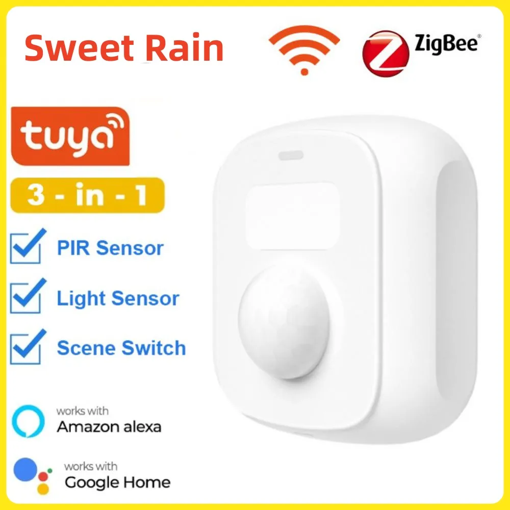 Tuya Wifi Mini Human Motion Movement Body PIR Sensor Light Sensor Scene Curtain Switch Function Smart Life Google Home Alexa
Tuya Wifi Mini Human Motion Movement Body PIR Sensor Light Sensor Scene Curtain Switch Function Smart Life Google Home Alexa