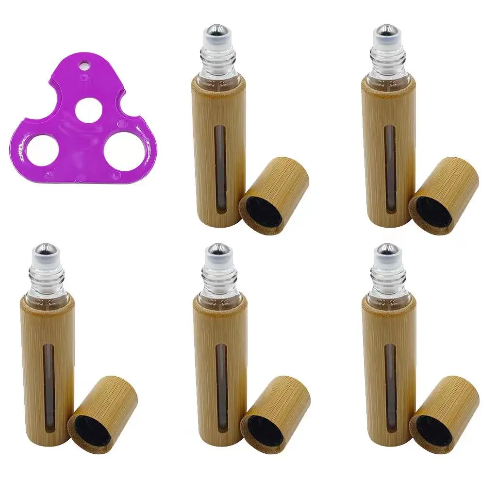 5pcs10ML Bamboo Ball Fine Oil Bottle Perfume Packaging Tool Open Window Design Visualization Home Travel Commonly Used
5pcs10ML Bamboo Ball Fine Oil Bottle Perfume Packaging Tool Open Window Design Visualization Home Travel Commonly Used