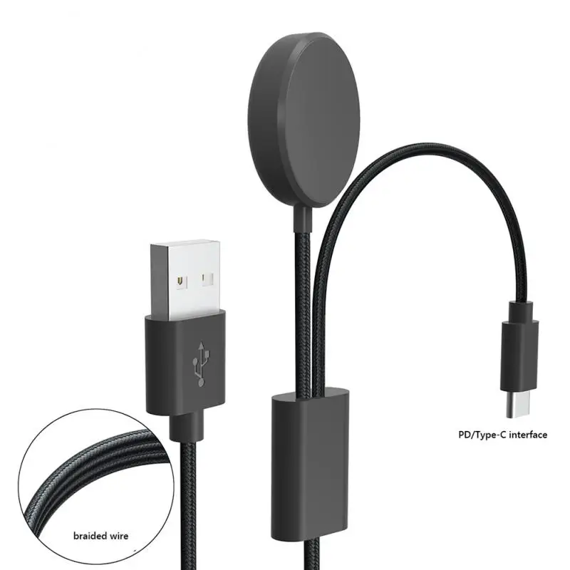 Adapter Dock Cord Type-c Fast Charging 2 In 1 Type-c Pd Fast Charging Cable Usb-c Charging Cable Smart Watch Wireless Charger
Adapter Dock Cord Type-c Fast Charging 2 In 1 Type-c Pd Fast Charging Cable Usb-c Charging Cable Smart Watch Wireless Charger