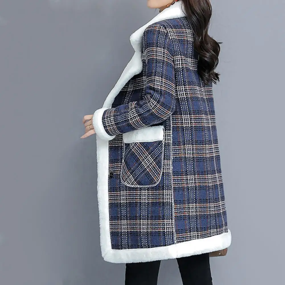 Women Coat Single Breasted Women Trench Coat Lapel Plush Lining Trench Coat
Women Coat Single Breasted Women Trench Coat Lapel Plush Lining Trench Coat