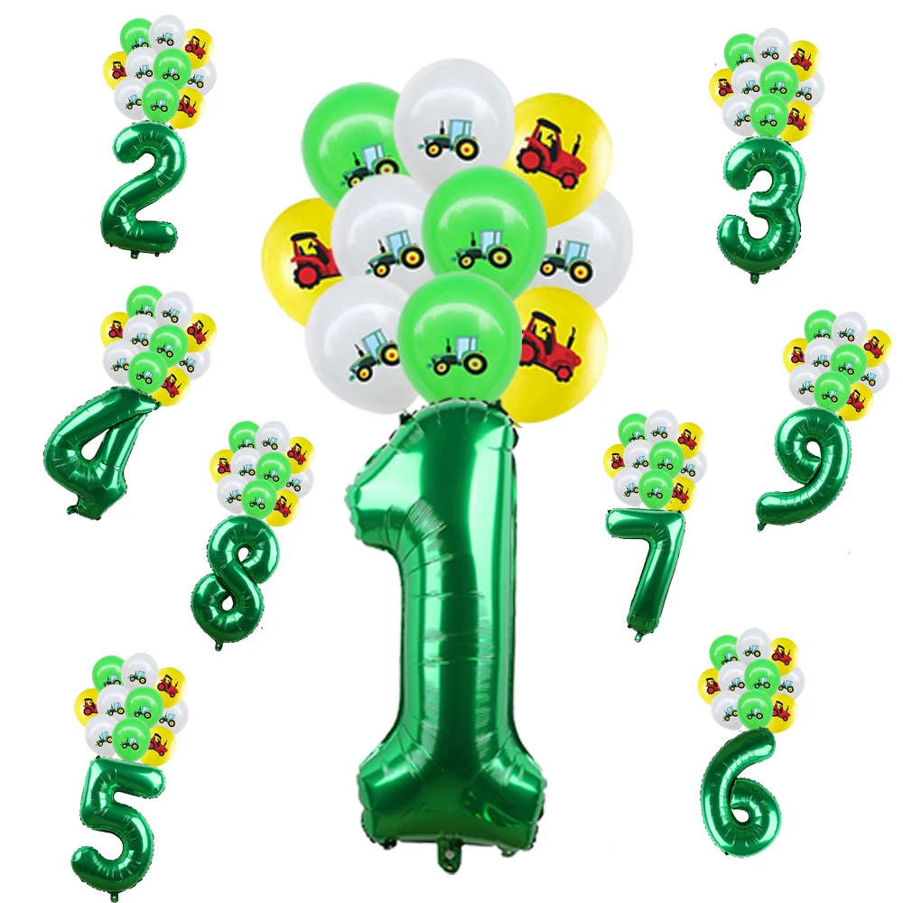 16pcs 32inch Green Large Number Tractor Birthday Balloon Party Decorations Latex Balloon Farm Theme Baby Shower Party Decoration
16pcs 32inch Green Large Number Tractor Birthday Balloon Party Decorations Latex Balloon Farm Theme Baby Shower Party Decoration