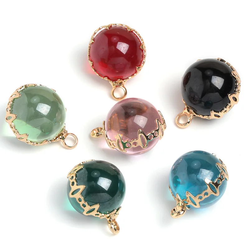 2pcs Copper Plated & Glass Round Transparent Pendant Charms for Women Jewelry Making DIY Accessories 13mm
2pcs Copper Plated & Glass Round Transparent Pendant Charms for Women Jewelry Making DIY Accessories 13mm