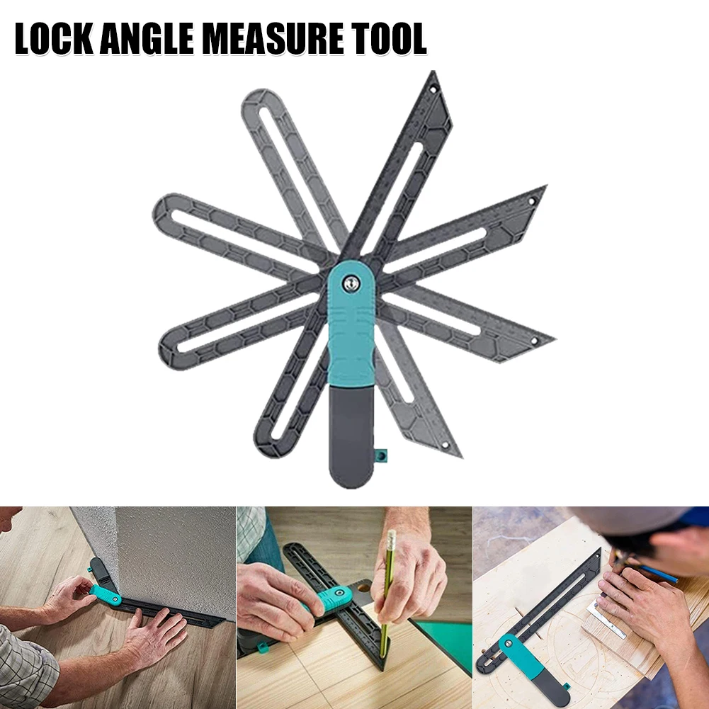 Angular Bevel Gauge Adjustable Precise Angle Ruler With Lock Fast Marking Mitre Gauge For Line Drawing DIY Measuring Tool
Angular Bevel Gauge Adjustable Precise Angle Ruler With Lock Fast Marking Mitre Gauge For Line Drawing DIY Measuring Tool