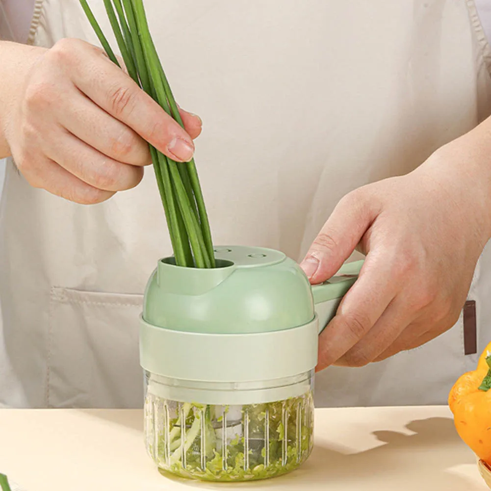 NEW Handheld Electric Vegetable Cutter Set Wireless Electric Garlic Mud Masher Garlic Chopper Cutting Pressing Mixer Food Slice
NEW Handheld Electric Vegetable Cutter Set Wireless Electric Garlic Mud Masher Garlic Chopper Cutting Pressing Mixer Food Slice