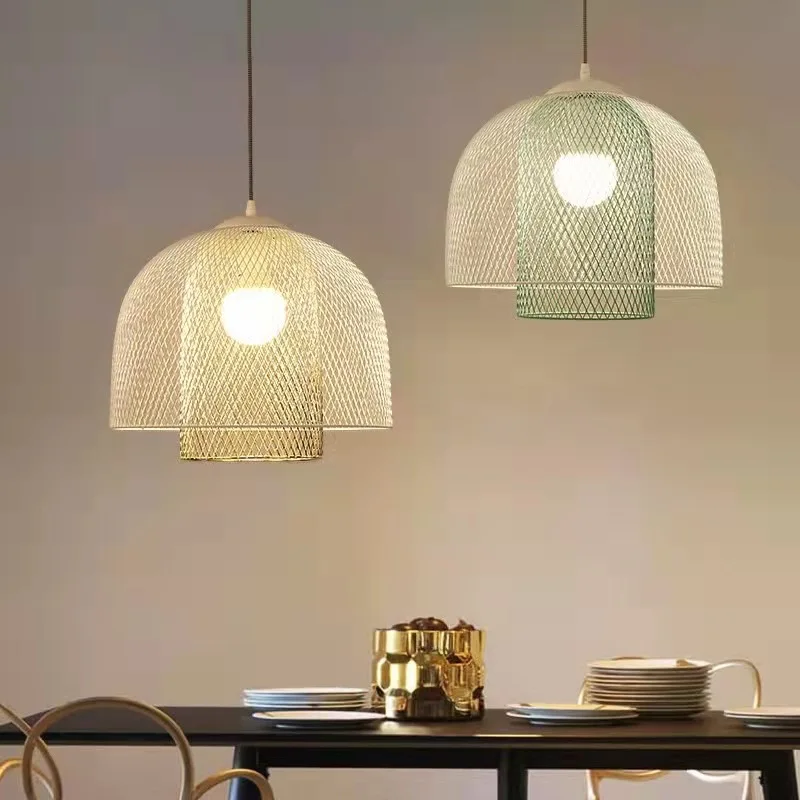 

Nordic Led Pendant Lights Designer Iron Hanglamp For Dining Room Study Bedroom Bar Decor Lighting Modern Home Kitchen Fixtures