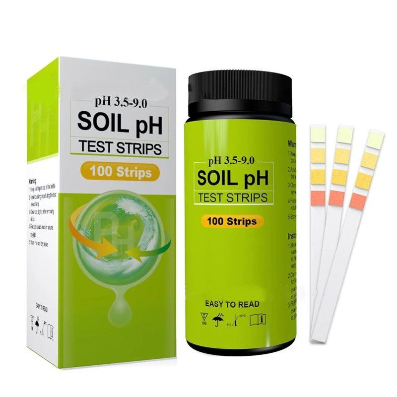 Professional 3.5-9 PH Test Strips Paper Kit for Testing Soil Home Garden Lawn Farm Plants Agriculture Quality Drop Shipping
Professional 3.5-9 PH Test Strips Paper Kit for Testing Soil Home Garden Lawn Farm Plants Agriculture Quality Drop Shipping