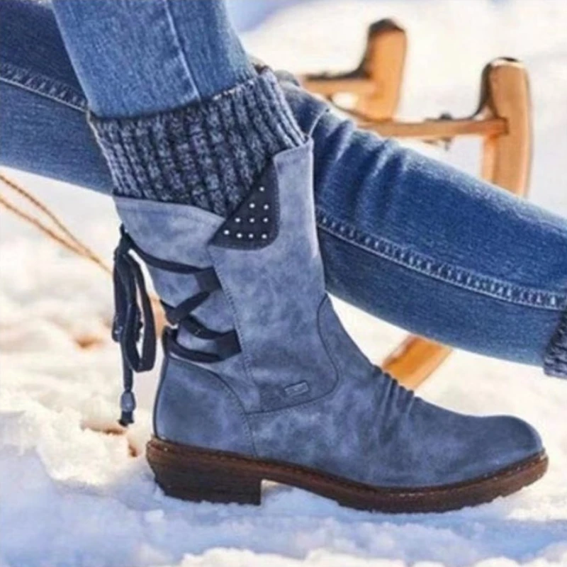 Retro Women Winter Mid-Calf Boots 2023 Autumn British Style Women's Shoes Concise Ladies Snow Fashion Warm Boots zapatos bota
Retro Women Winter Mid-Calf Boots 2023 Autumn British Style Women's Shoes Concise Ladies Snow Fashion Warm Boots zapatos bota