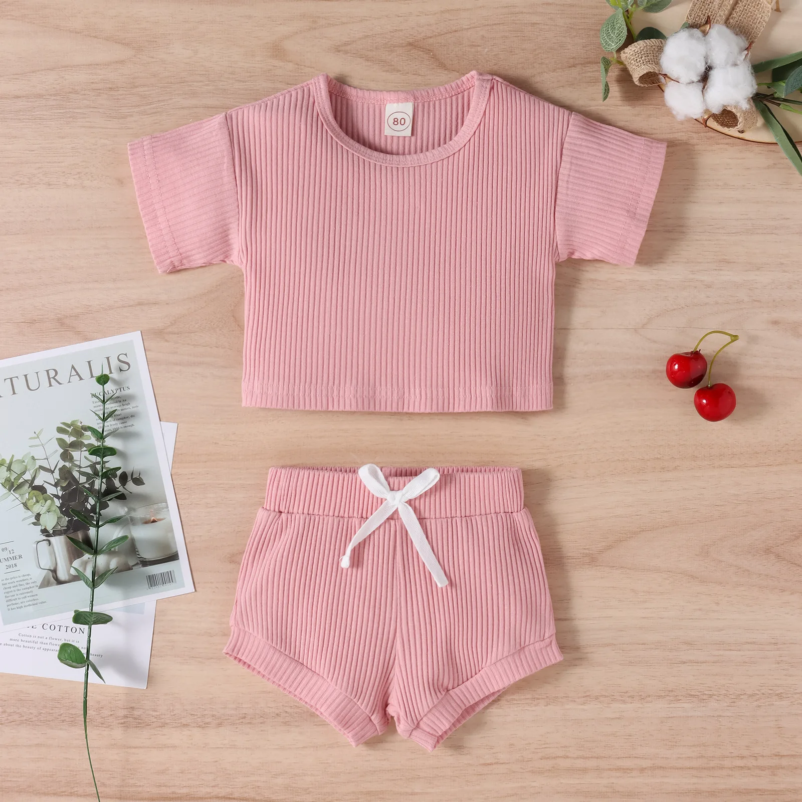 Infant Boy Baby Girl Clothes Kids Summer Outfits Toddler Solid Ribbed T-shirt + Shorts 2pcs Set Children Casual Clothing Sets
Infant Boy Baby Girl Clothes Kids Summer Outfits Toddler Solid Ribbed T-shirt + Shorts 2pcs Set Children Casual Clothing Sets